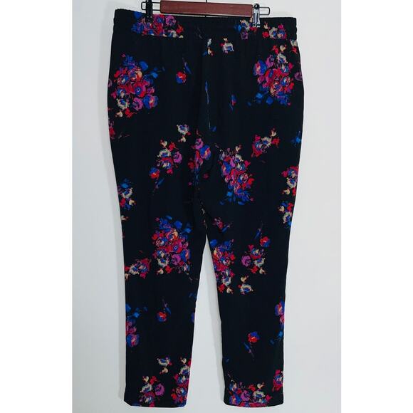 Coldwater Creek Natural Fit Elastic Waist Pant - Women's Size XL (16) - Floral - Picture 3 of 9